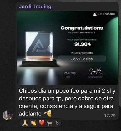 Resultado de un alumno del Club