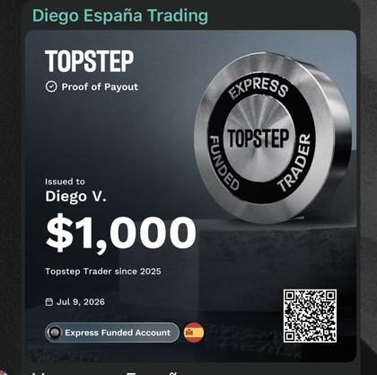 Resultado de un alumno del Club
