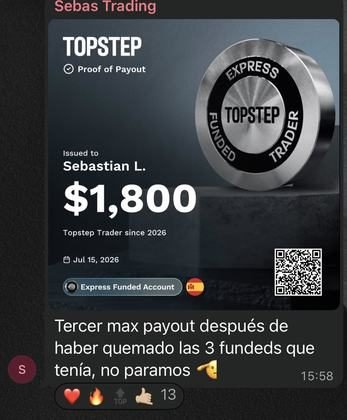Resultado de un alumno del Club