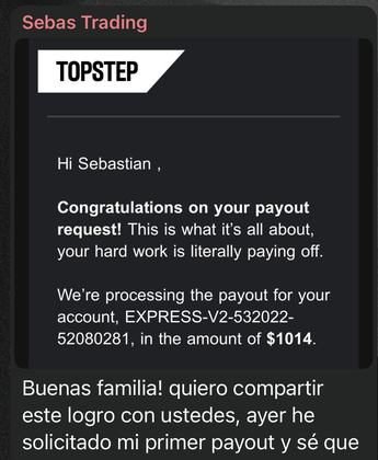 Resultado de un alumno del Club