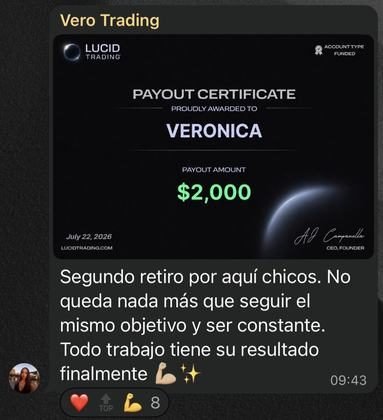 Resultado de un alumno del Club