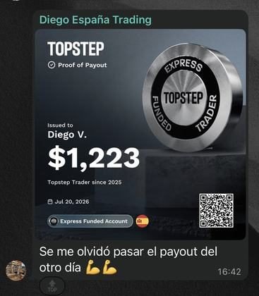 Resultado de un alumno del Club